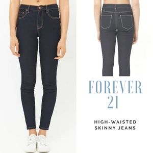 Forever21 High waisted Skinny Jean's